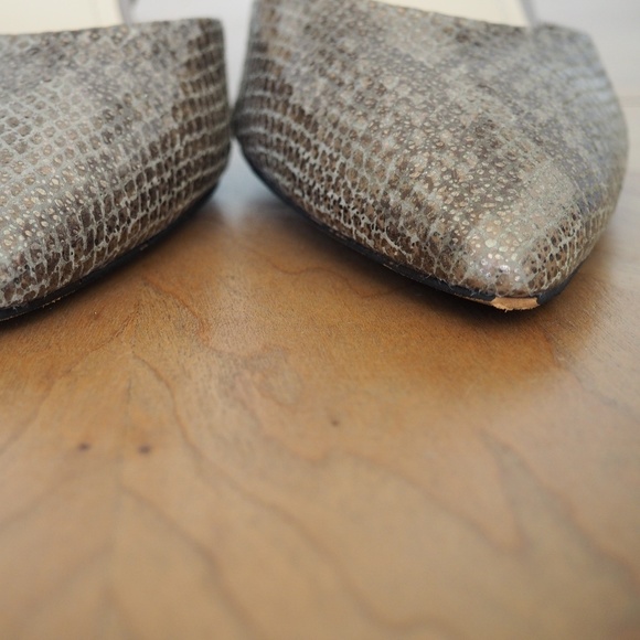 Vince Camuto Beige Snake Skin Pumps - Picture 5 of 8